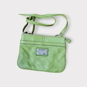 Relic Green Slim Crossbody Bag